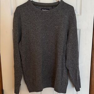 Barbour Charcoal Crew Neck Sweater